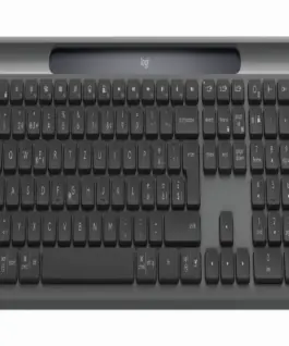 Alternative view of Безжична клавиатура Logitech Signature Slim Solar+ 920-013764 - черен/сив