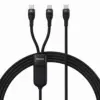 Кабел Baseus Flash Series Ⅱ Fast Charging 2 в 1 USB-C - 2xUSB-C 100W 1.5м CASS060001 -