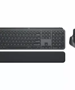 Комплект безжична клавиатура и мишка Logitech MX Keys S Combo USB-C rechargeable US USB 920-011614 -
