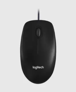 USB мишка oптична  Logitech M100 910-006652 - черна