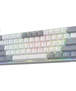 RGB Кабелна/Bluetooth 5/2.4GHz механична геймърска клавиатура Redragon K616-RGB-WG_RD Fizz PRO Red Switch -