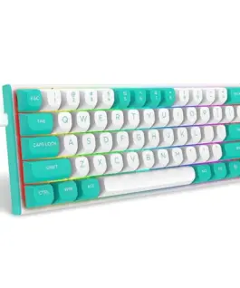 Alternative view of Геймърска клавиатура Redragon Fidd RGB K683WB-RGB - бяло/зелено
