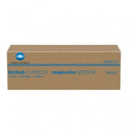 ТОНЕР КАСЕТА ЗА KONICA MINOLTA BIZHUB C10/C10P/MC 2550CK - Yellow - TN212Y (TN-212Y) - PN