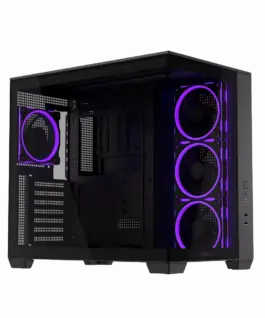 Alternative view of Кутия за компютър ASUS A32 PLUS Tempered Glass + 4 ARGB Вентилатора - Black