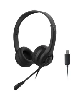 А4tech HU-8 Слушалки с микрофон USB въртящ се микрофон