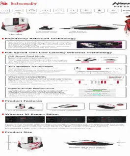 A4tech Bloody R36 Ultra Naraka Геймърска безжична оптична