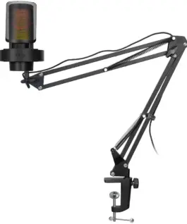 Микрофон със стойка FIFINE A8T RGB - Black