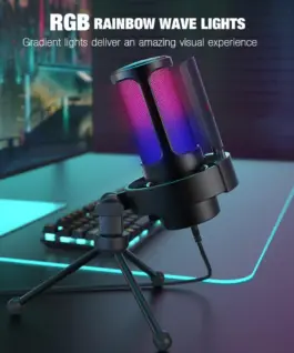 Настолен микрофон FIFINE A8V RGB - Black
