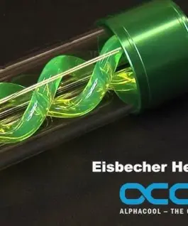 Резервоар Alphacool Eisbecher Helix 250 мм - Зелен