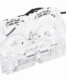 Адаптер приставка с вътрешна и външна резба Alphacool Eisdecke D5 Dual Acrylic Attachment 3x