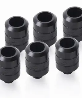 Компресионен фитинг Alphacool Eiszapfen PRO 16mm HardTube Fitting G1/4 - Deep Black (6