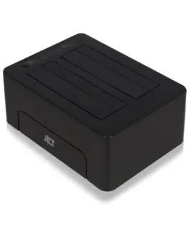ACT Докинг стейшън AC1504 USB 3.1 Gen1 за 3.5"/2.5" HDD/SSD черен