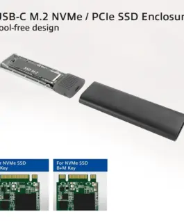 Чекмедже за диск ACT  AC1615, USB-C M.2 NVMe / PCIe SSD - Image 4