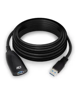 ACT USB 3.2 Gen 1 Удължителен активен кабел USB-A-USB-A 5м/ вкл. до