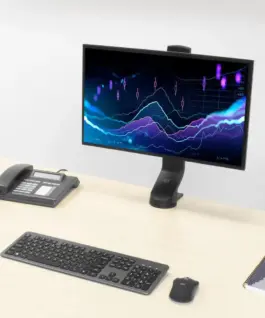 Alternative view of ACT Стойка за 1 бр монитор до 35" с регулиране на височината