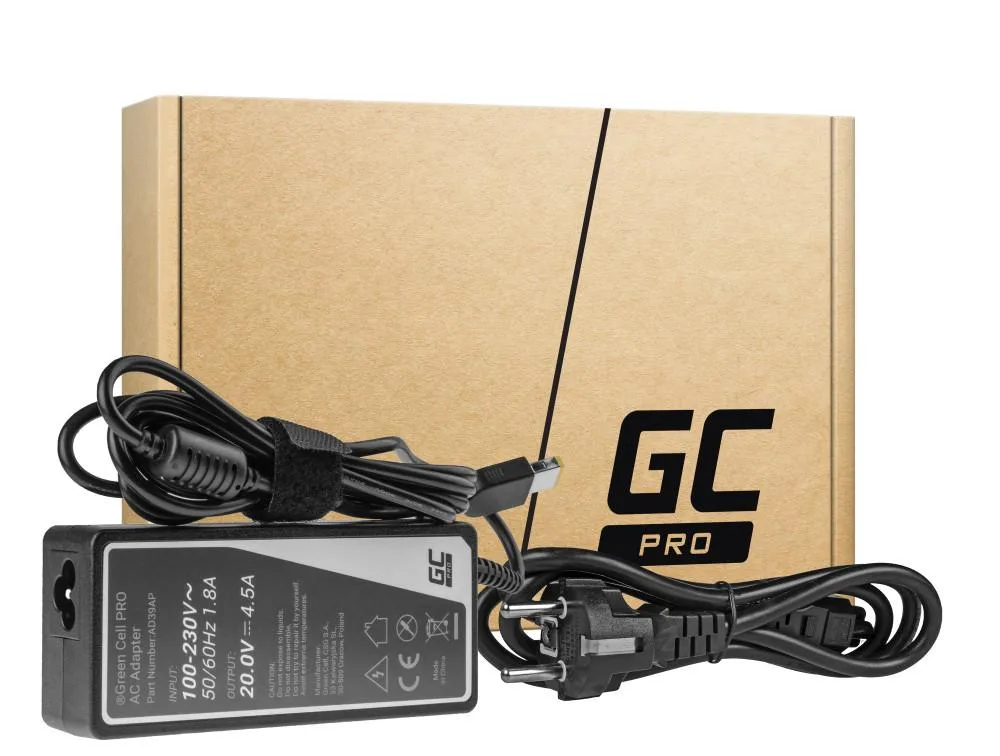 Захранване за лаптоп GREEN CELL PRO Charger / AC Adapter 20V 4.5A 90W for Lenovo G500 G500s G510 Z51-70 IdeaPad Z510 Z71