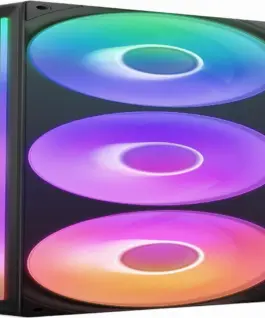 Комплект вентилатори NZXT F360 Black RGB Core