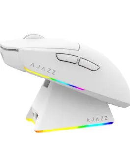 Ajazz професионална геймърска мишка AJ139 V2 MC - Wireless Gaming Mouse - 1K Magnetic Charging Dock