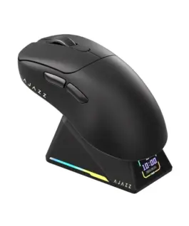 Ajazz професионална геймърска мишка AJ179 APEX - Wireless Gaming Mouse - 8K Magnetic Charging Dock