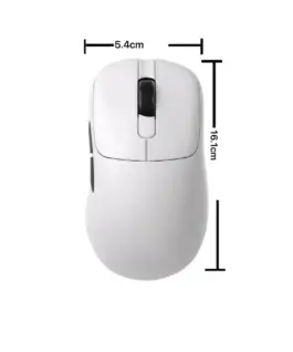 Alternative view of Ajazz професионална геймърска мишка AJ179 APEX - Wireless Gaming Mouse - 8K, Magnetic Charging Dock, White