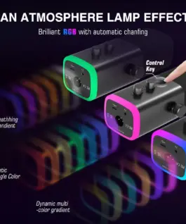 Настолен микрофон FIFINE AM8 Dynamic RGB XLR/USB- Black