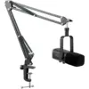Микрофон със стойка FIFINE AM8T Dynamic RGB - Black