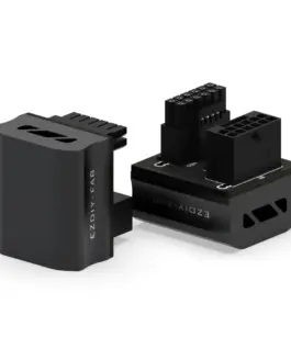 EZDIY-FAB адаптер за видеокарта 12VHPWR 600W - RVS 180° Black