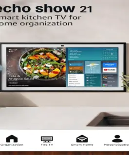 Alternative view of Amazon Echo Show 15 Smart 15.6" FHD +  Fire TV , Alexa, дисплей за визуализация, черен, gen 2