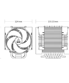 Arctic Сървърен охладител CPU Cooler – Freezer 4U-M