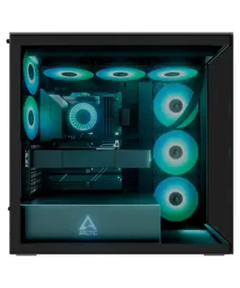 Alternative view of Arctic кутия Case E-ATX - Xtender (Black) - 5 A-RGB Fans included