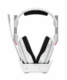 Alternative view of Logitech Astro A50 Lightspeed безжични слушалки с докинг станция, Бели