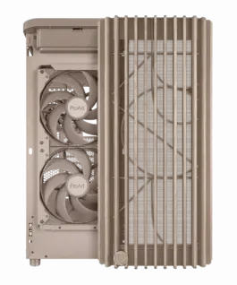 Кутия за компютър ASUS ProArt PA401 Wood Edition Beige - Mesh