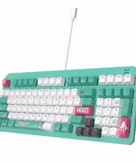 Alternative view of Геймърска клавиатура ASUS TUF Gaming K3 Gen II Hatsune Miku Edition - Optical Mechanical Switch