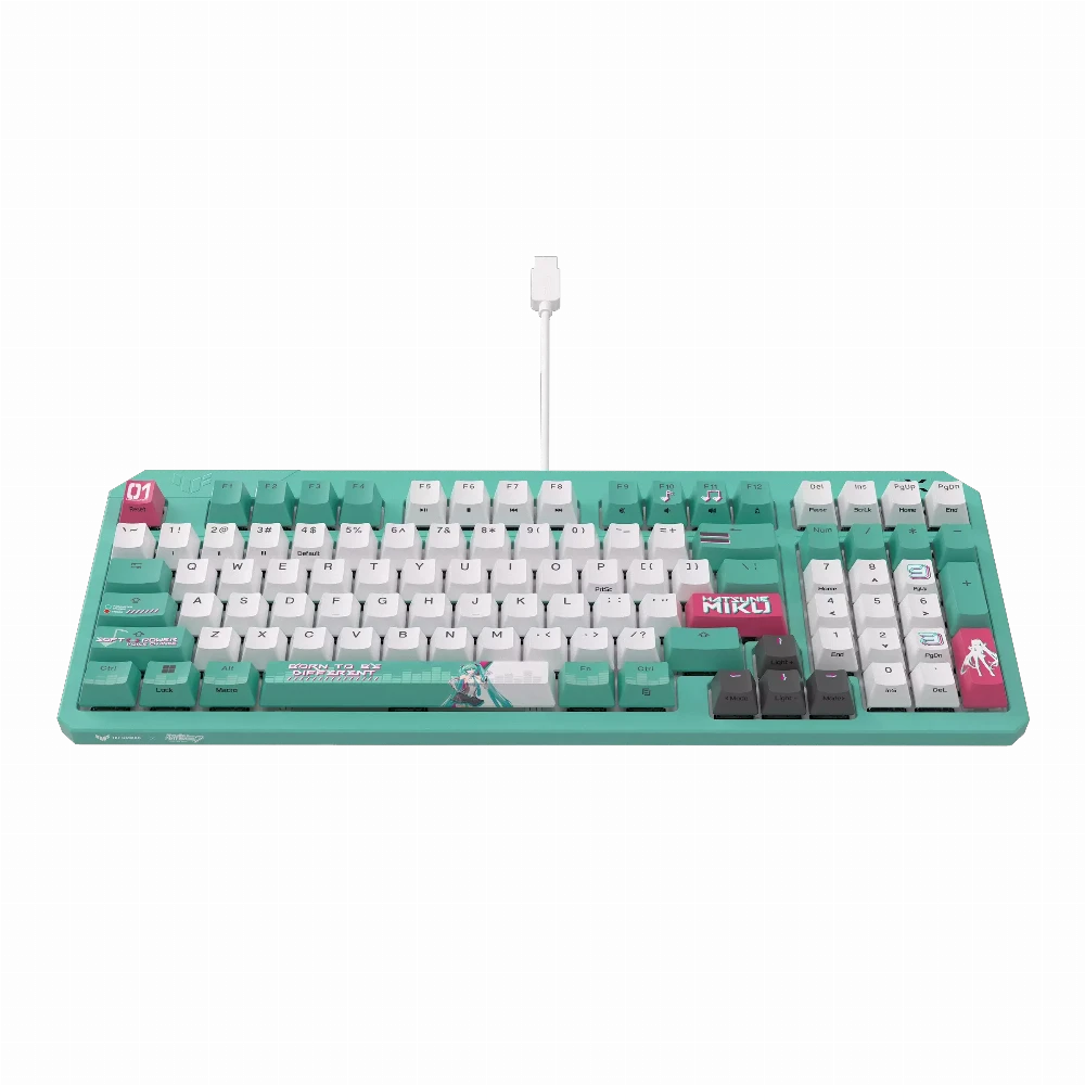 Геймърска клавиатура ASUS TUF Gaming K3 Gen II Hatsune Miku Edition - Optical Mechanical Switch - Image 4