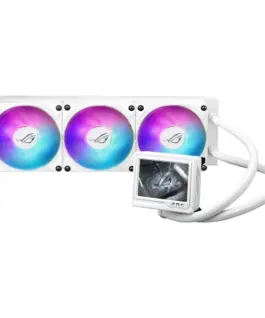 Охладител за процесор ASUS ROG RYUJIN III 360 ARGB EXTREME White Edition 3.5" LCD