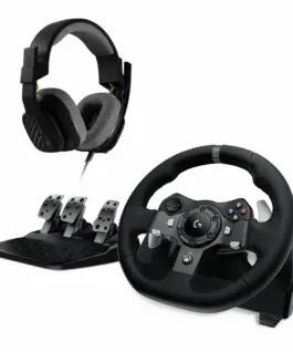 Волан Logitech Driving Force G920 за Xbox One / PC в комплект с геймърски слушалки Astro