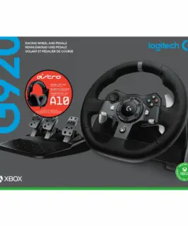 Волан Logitech Driving Force G920 за Xbox One / PC в комплект с геймърски слушалки