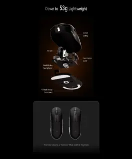 ATK професионална геймърска мишка Wireless Gaming Mouse A9 Plus Tri-mode Nearlink – 1K
