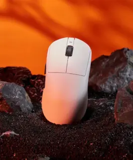 Alternative view of ATK професионална геймърска мишка Wireless Gaming Mouse A9 Tri-mode Nearlink - 1K, White