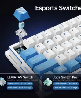 ATK професионална геймърска механична клавиатура Professional Gaming Mechanical Keyboard EDGE 60 HE Leviatan – 8K