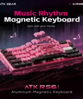 ATK професионална геймърска механична клавиатура Professional Gaming Mechanical Keyboard RS6 Ultra – 8K