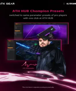 ATK професионална геймърска механична клавиатура Professional Gaming Mechanical Keyboard RS6 Ultra – 8K