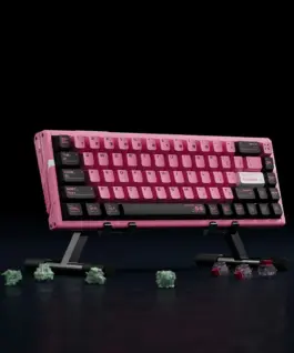 Alternative view of ATK професионална геймърска механична клавиатура Professional Gaming Mechanical Keyboard RS6 Ultra - 8K, TTC RGB Magneto [Linear] - Sakura Warrior