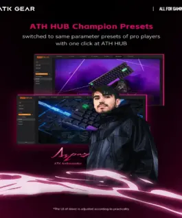 ATK професионална геймърска механична клавиатура Professional Gaming Mechanical Keyboard RS6 – 8K