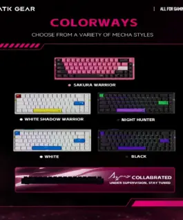 ATK професионална геймърска механична клавиатура Professional Gaming Mechanical Keyboard RS6 – 8K