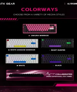 ATK професионална геймърска механична клавиатура Professional Gaming Mechanical Keyboard RS6 Ultra – 8K