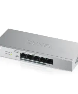 Суич ZyXEL GS-1200-5HPV3 5-портов Gigabit PoE Web Managed
