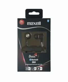 Слушалки с микрофон тапи блутут B13-EB2  BASS 13 черни MAXELL
