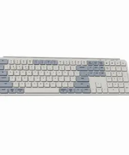 Alternative view of Безжична клавиатура Keychron B6 Pro Ultra-Slim - Retro Blue