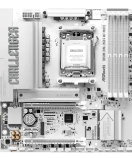 Дънна платка ASRock B850M CHALLENGER WIFI WHITE socket AM5